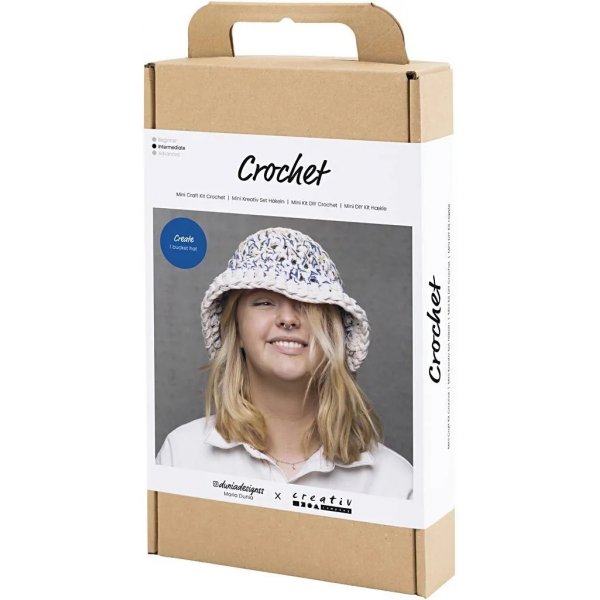 DIY Kit Häkeln, Grober Fischerhut DIY Kit Häkeln, Grober Fischerhut