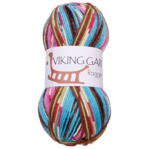 Wikingergarn Raggen 150g - Braun/Weiß/Blau (740) Wikingergarn Raggen 150g - Braun/Weiß/Blau (740)