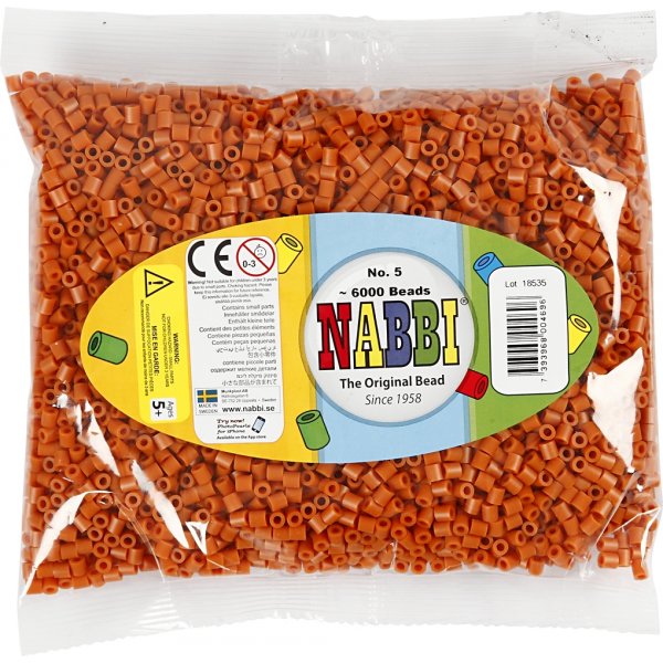 Röhrenperlen - Karamellbraun (32254) - mittel - 6000 Stk Röhrenperlen - Karamellbraun (32254) - mittel - 6000 Stk