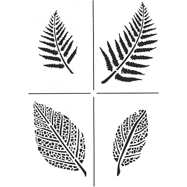 Schablone - Blatt - A4 Schablone - Blatt - A4