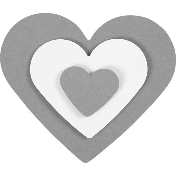 Schicht-auf-Schicht-Stanzer - Breite Herzen - 3 Stk Schicht-auf-Schicht-Stanzer - Breite Herzen - 3 Stk