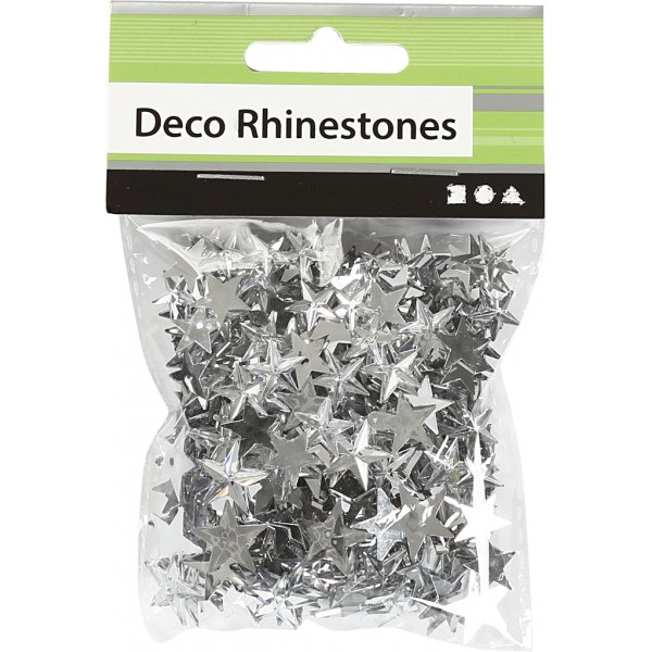 Strasssteine - Silber - 11+12+16 mm - 360 Stk Strasssteine - Silber - 11+12+16 mm - 360 Stk