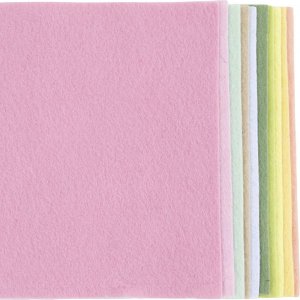 Bastelfilz - A4, Pastellfarben, 10 St�ck