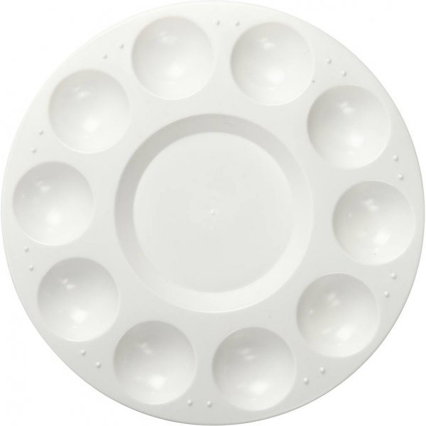 Palette - weiß - Ø17 cm Palette - weiß - Ø17 cm