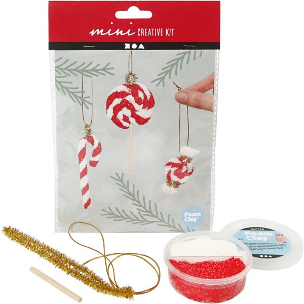 Mini-DIY-Kit - Weihnachtskugeln als Aufh�nger