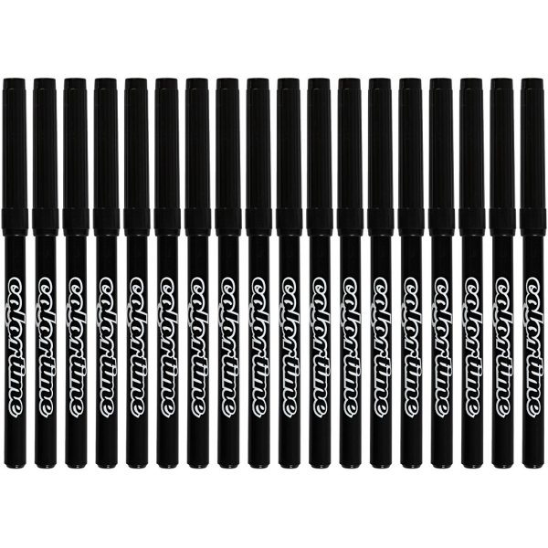 Colortime Bleistifte - Schwarz - 2 mm - 18 Stk Colortime Bleistifte - Schwarz - 2 mm - 18 Stk