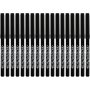 Colortime Bleistifte - Schwarz - 2 mm - 18 Stk