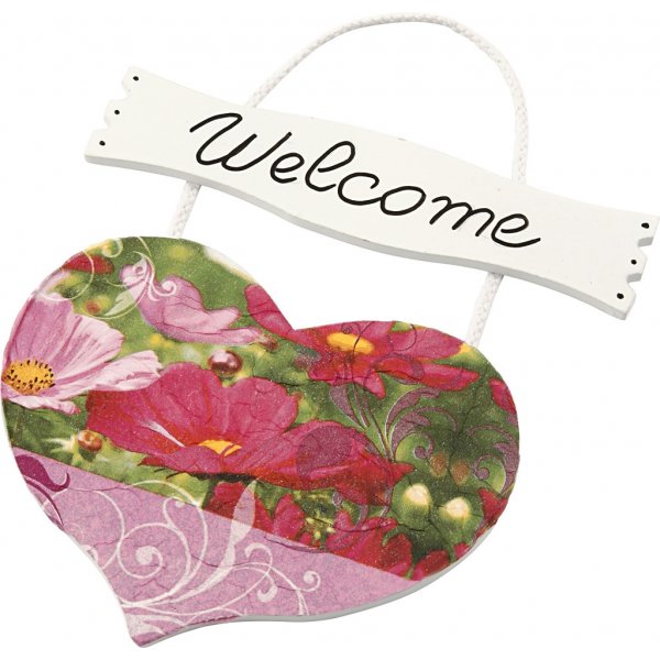 Herz mit Schild - 10 Stk Herz mit Schild - 10 Stk