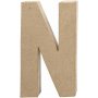 Pappbuchstabe - N - 5 cm