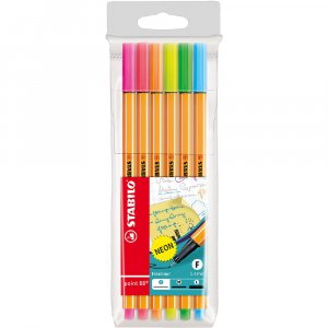 Fineliner Point 88 6er-Pack - Neon Fineliner Point 88 6er-Pack - Neon