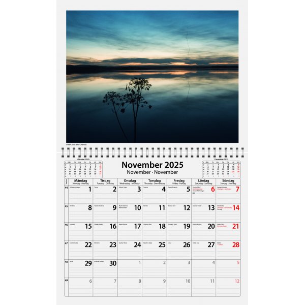 Wandkalender - Schweden - Almanacksförlaget Wandkalender - Schweden - Almanacksförlaget