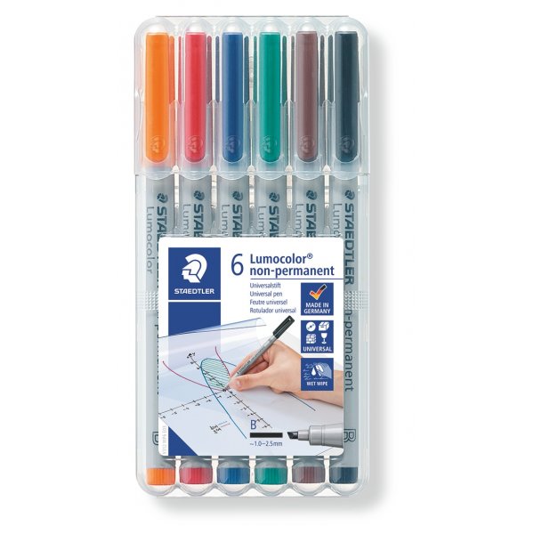 OH-Stifte, nicht permanent, 1-2,5 mm - 6 Stifte