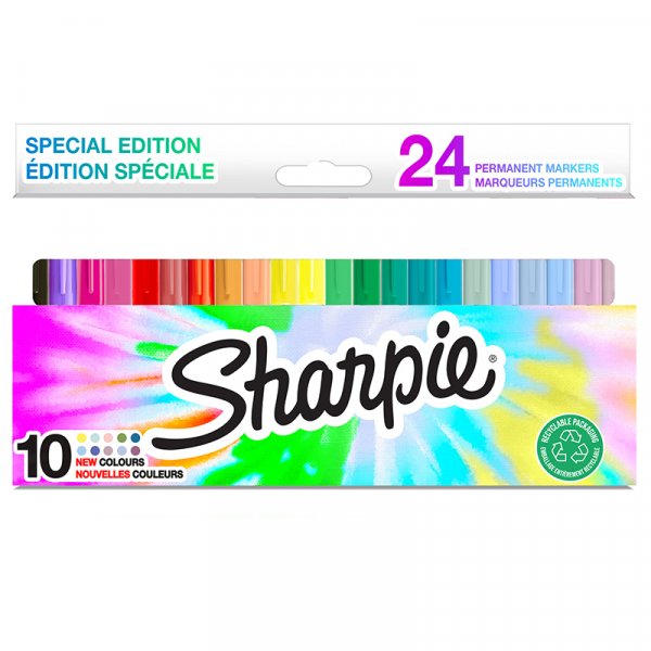 Faserstift-Set Sharpie Permanent Market - 24er-Pack - verschiedene Farben