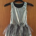 Kundenbild Glänzender Jerseystoff Silber - 145 cm