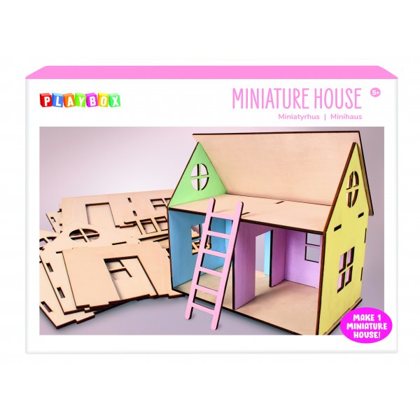 Bastelset - Miniaturhaus Bastelset - Miniaturhaus