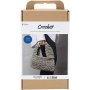 DIY Kit Hkeln, olivgrn, stabile Tasche