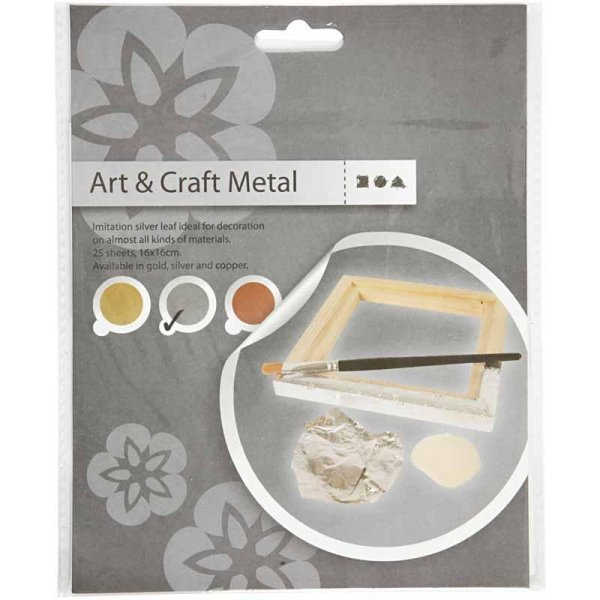 Schlagmetall - Silber - 25 Blatt Schlagmetall - Silber - 25 Blatt