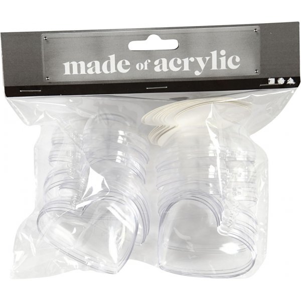 Dekoherzen - transparent - 10 Stk Dekoherzen - transparent - 10 Stk