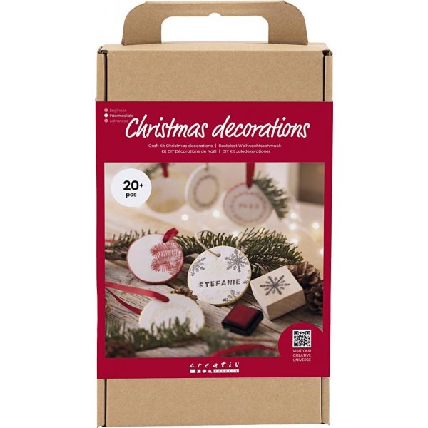 DIY-Set Weihnachtsdekorationen - selbsthrtender Ton