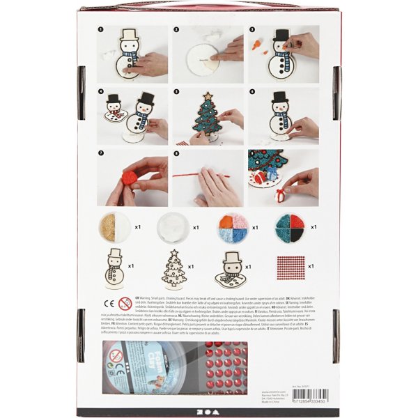 Bastelset - Schneemann und Weihnachtsbaum Bastelset - Schneemann und Weihnachtsbaum