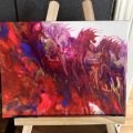 Kundenbild Leinwandplatte 24 x 30 cm / 3 mm - bespannt