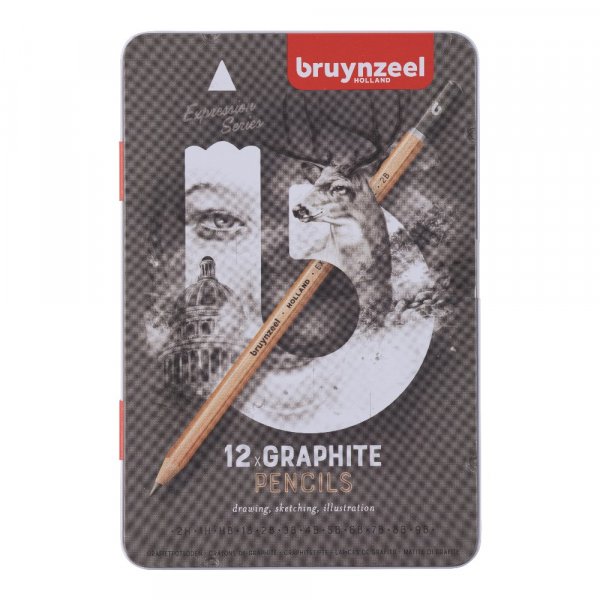 Graphitstifte Bruynzeel - 12 Bleistifte