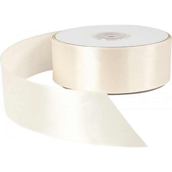 Satinband - Creme - B38 mm - 50 m Satinband - Creme - B38 mm - 50 m