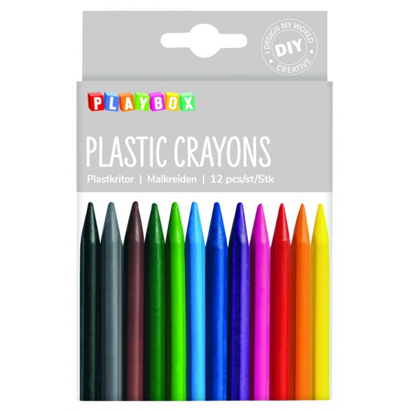 Plastikmalstifte 12 Stk Plastikmalstifte 12 Stk
