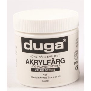 Acrylfarbe 500ml weiß Acrylfarbe 500ml weiß