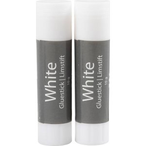Weißer Klebestift 10 g - 2 Stk Weißer Klebestift 10 g - 2 Stk