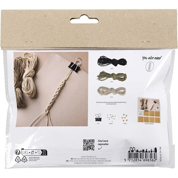 Mini DIY Kit Makramee, Armband Mini DIY Kit Makramee, Armband