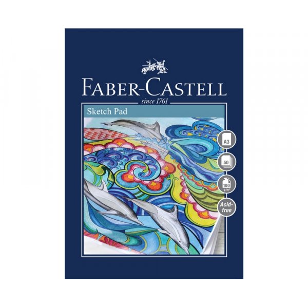 Skizzenblock Faber-Castell 100gr geklebt - A3