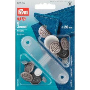 Jeansknöpfe Artdeco br 20mm Ant Stk Jeansknöpfe Artdeco br 20mm Ant Stk