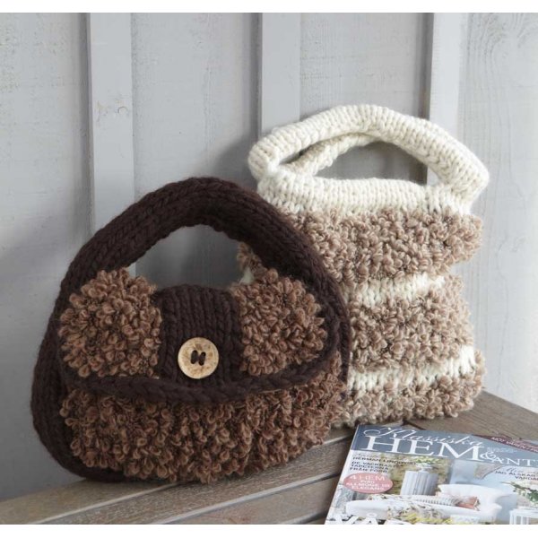 Strickanleitung - Gestrickte Tasche und Etui Strickanleitung - Gestrickte Tasche und Etui