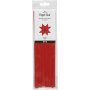 Sternstreifen - rot - 4,5 cm - 100 Streifen