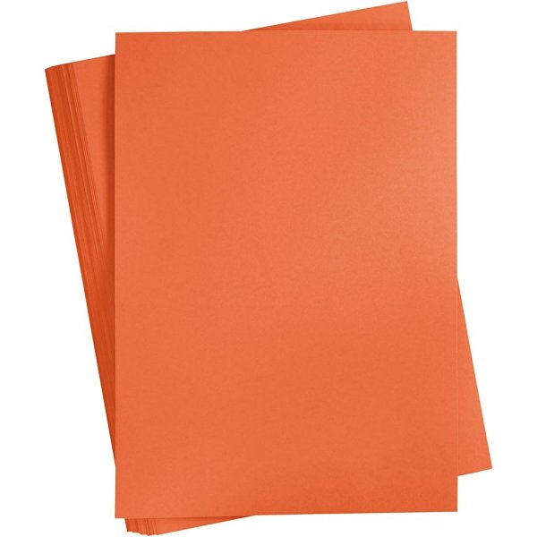 Farbiger Karton - Orange - A2 - 180 g - 100 Blatt Farbiger Karton - Orange - A2 - 180 g - 100 Blatt