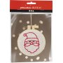 Mini-DIY-Stickerei-Set - Weihnachtsmann