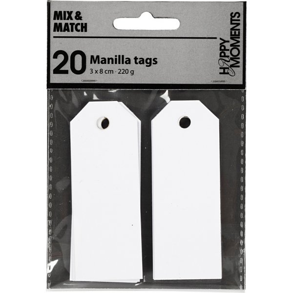 Manila-Marker - weiß - 20 Stk Manila-Marker - weiß - 20 Stk