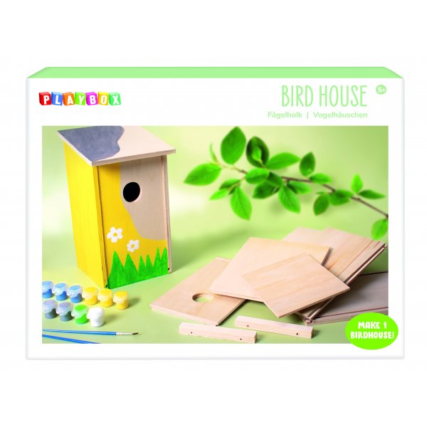 Vogelhaus-Bastelarbeiten Vogelhaus-Bastelarbeiten