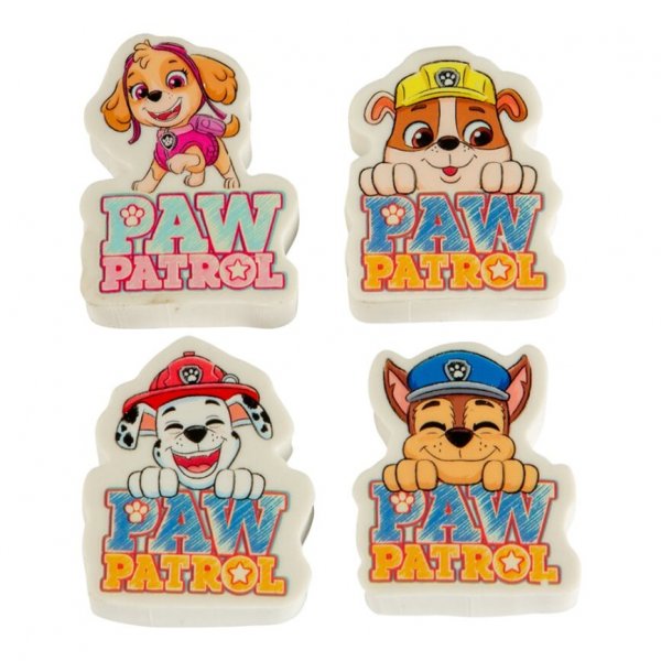 Paw Patrol - Radiergummi im 4er-Pack Paw Patrol - Radiergummi im 4er-Pack
