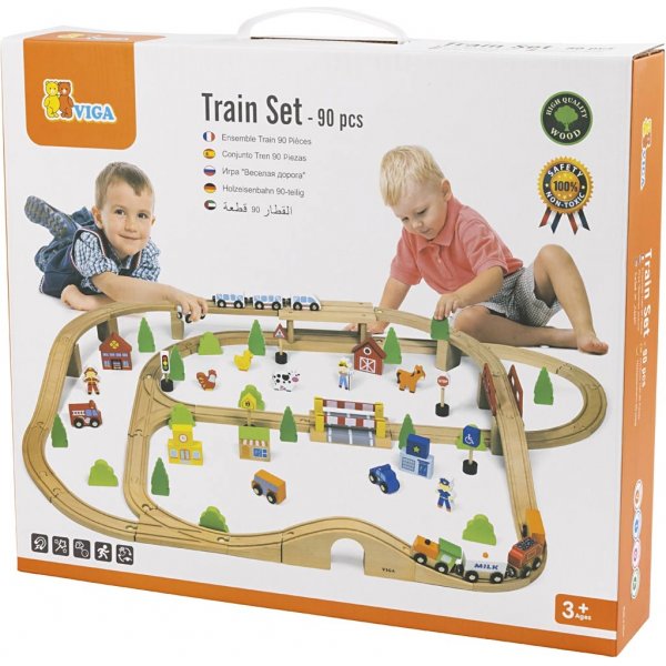 VIGA Eisenbahn und Stadt - 90 Teile VIGA Eisenbahn und Stadt - 90 Teile