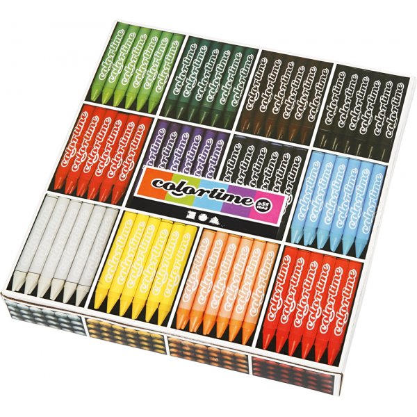Colortime Buntstifte - gemischte Farben - 12 x 24 Stk Colortime Buntstifte - gemischte Farben - 12 x 24 Stk