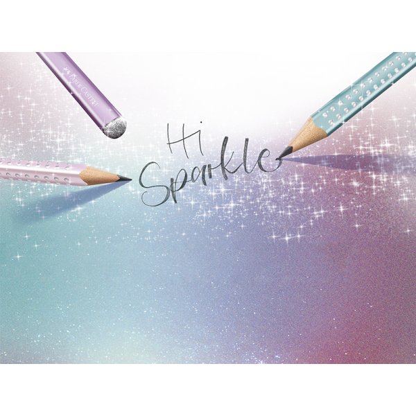 Bleistift - Faber-Castell - GP Jumbo Sparkle