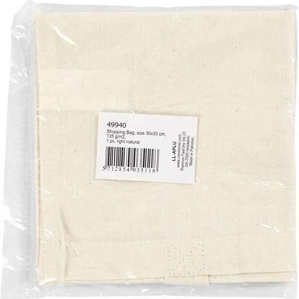 Textiltasche - helle Natur - 30x33 cm Textiltasche - helle Natur - 30x33 cm