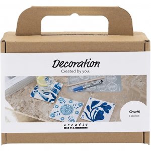 DIY Kit - Porzellan Untersetzer Dekoration DIY Kit - Porzellan Untersetzer Dekoration