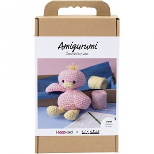 DIY-Set Amigurumi-Ente hellrosa und hellgelb - 1 Packung DIY-Set Amigurumi-Ente hellrosa und hellgelb - 1 Packung
