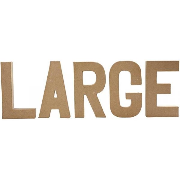 Pappbuchstabe - A - 5 cm