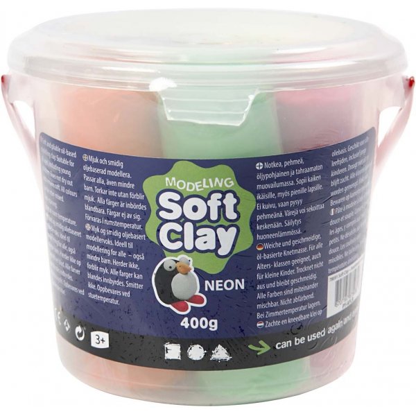 Modell - Neonfarben - 400 g Modell - Neonfarben - 400 g