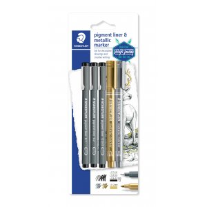 Pigmentliner und Marker Design Journey - 5 Stifte Pigmentliner und Marker Design Journey - 5 Stifte