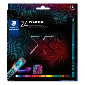 NORIX Buntstifte, verschiedene Farben - 24er-Packung NORIX Buntstifte, verschiedene Farben - 24er-Packung